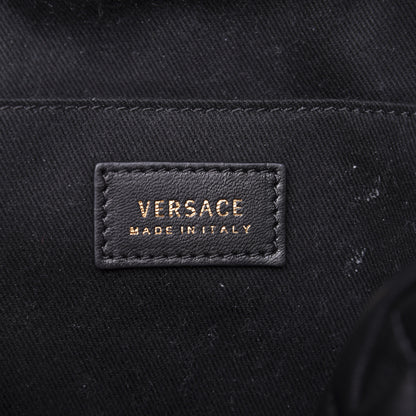 Versace Nappa Quilted Icon Bowler Bag Black 8 of 14