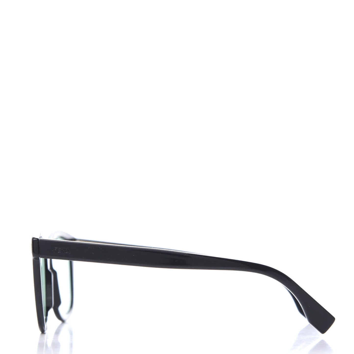 Acetate Rectangular FF M0040/S Sunglasses Black