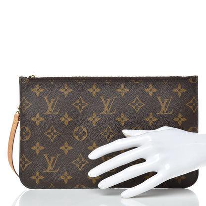 Louis Vuitton Monogram Neverfull MM GM Pochette 2 of 6