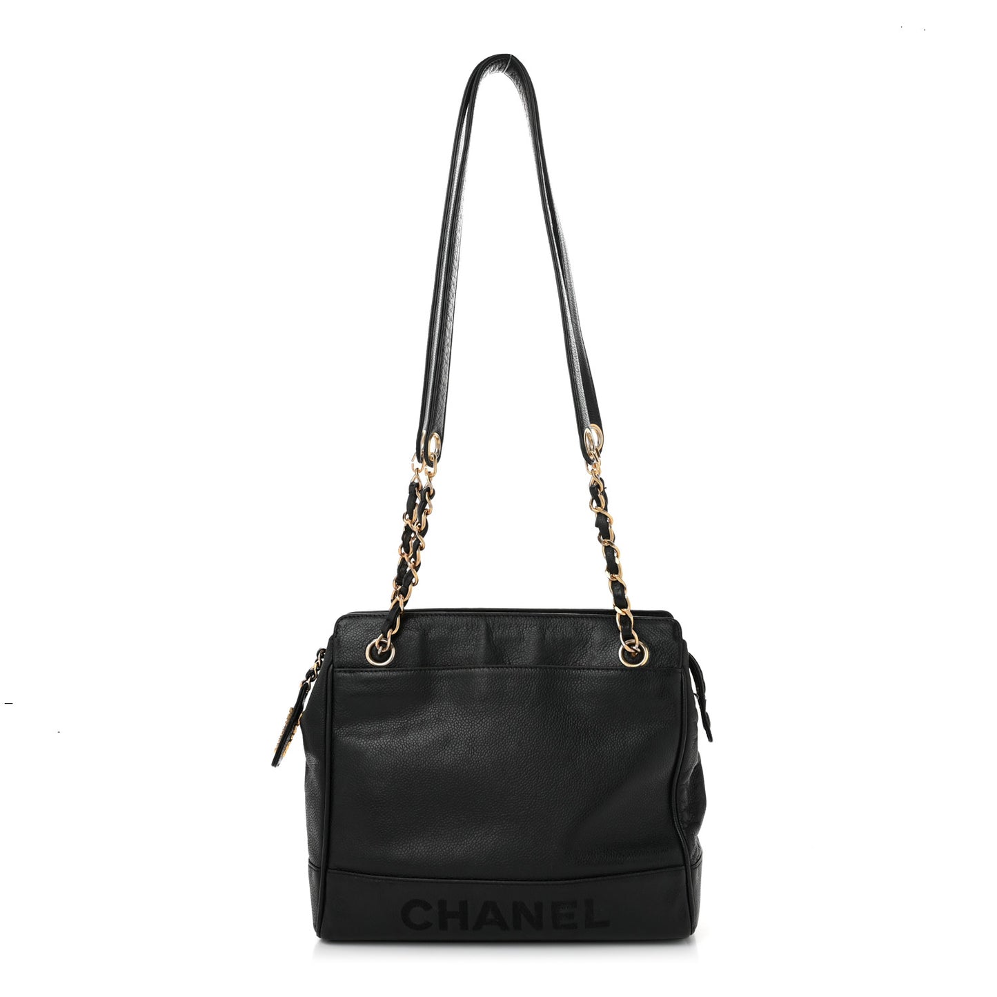 Caviar CC Shoulder Bag Black