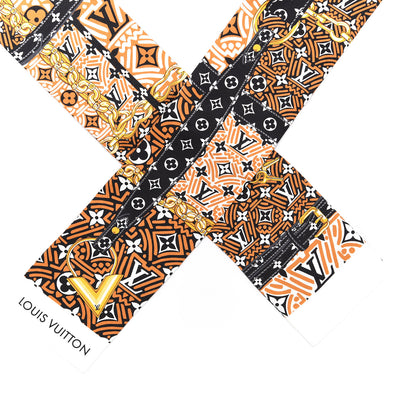 Louis Vuitton Silk Monogram Crafty Confidential Bandeau Caramel 2 of 3