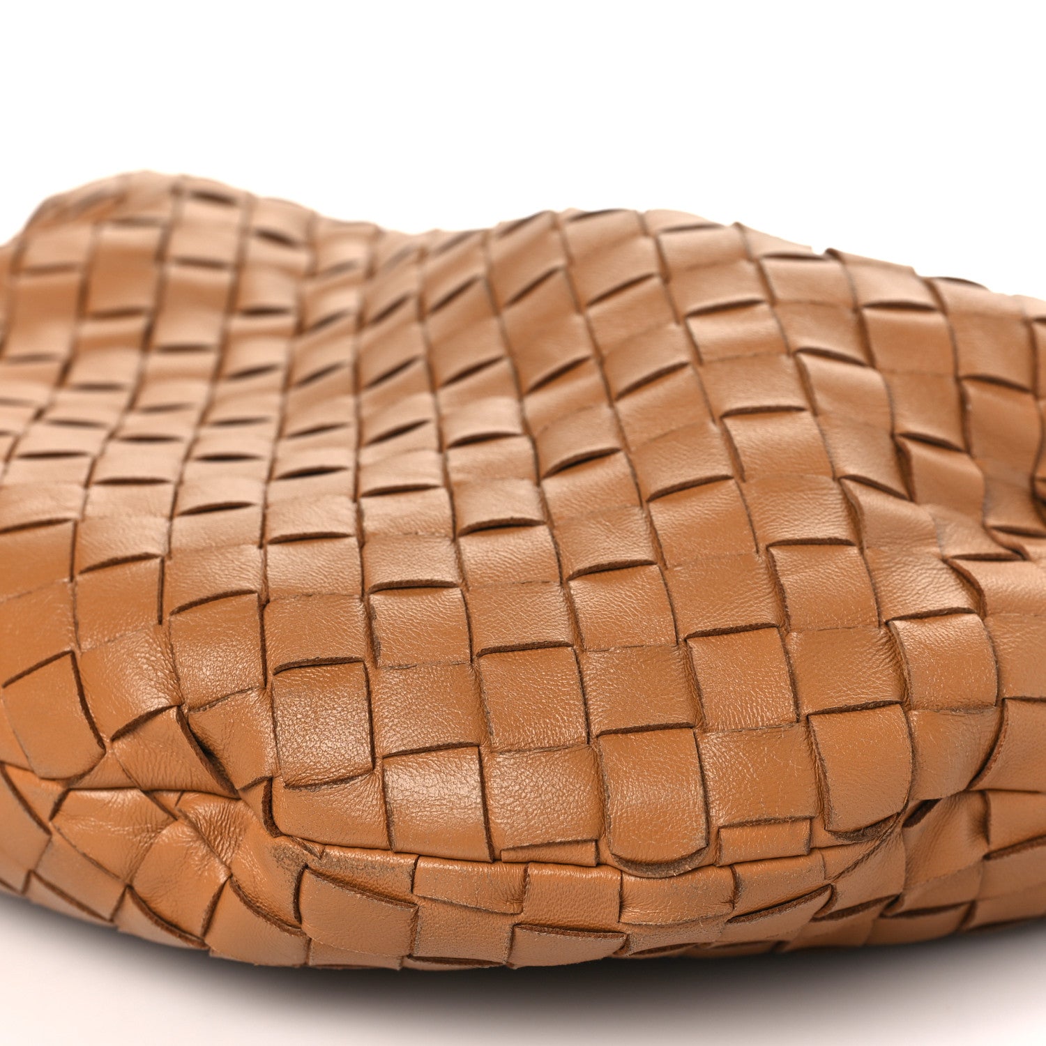 Bottega Veneta Nappa Intrecciato Teen Jodie Hobo Caramel 9 of 10
