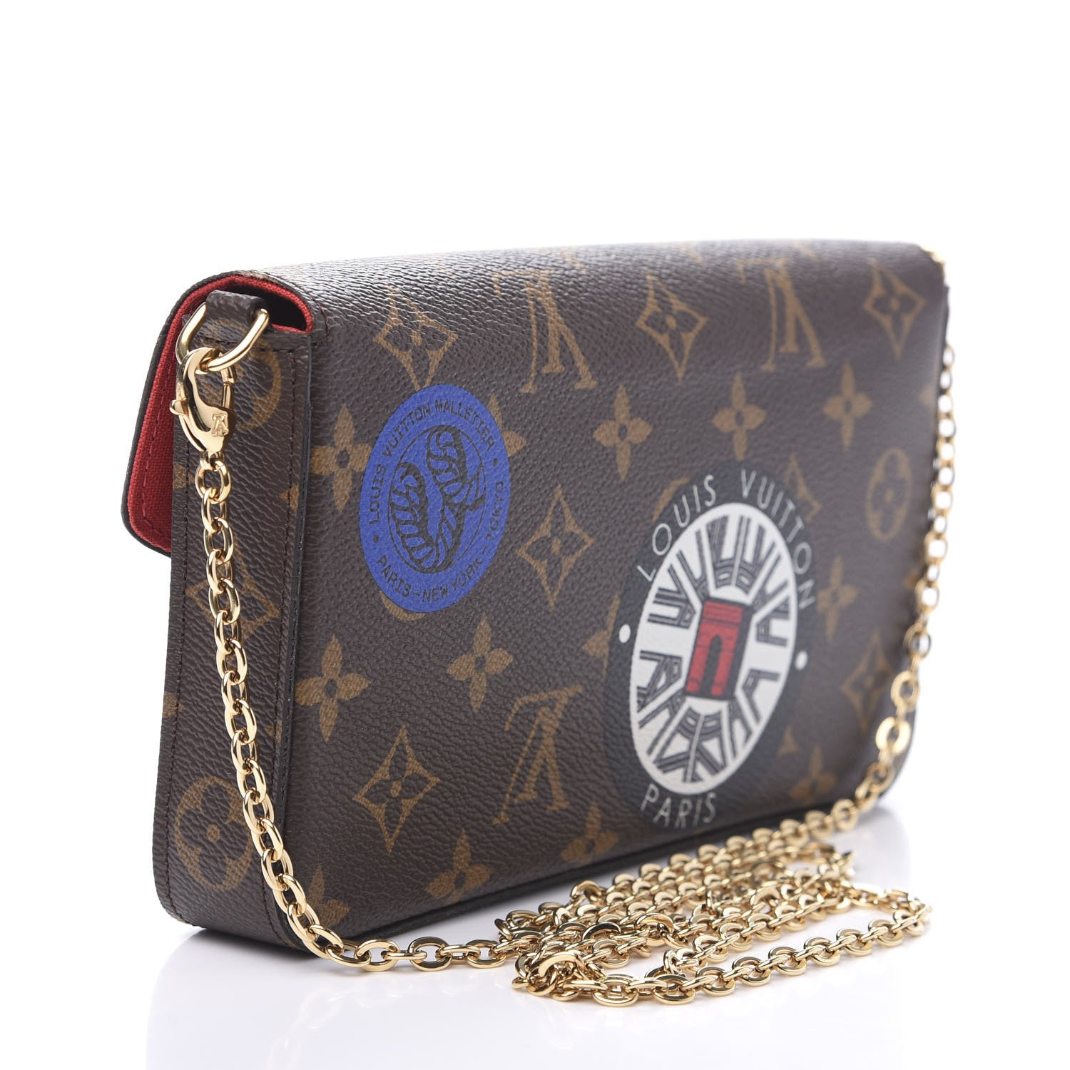 Louis Vuitton Monogram World Tour Pochette Felicie 3 of 11