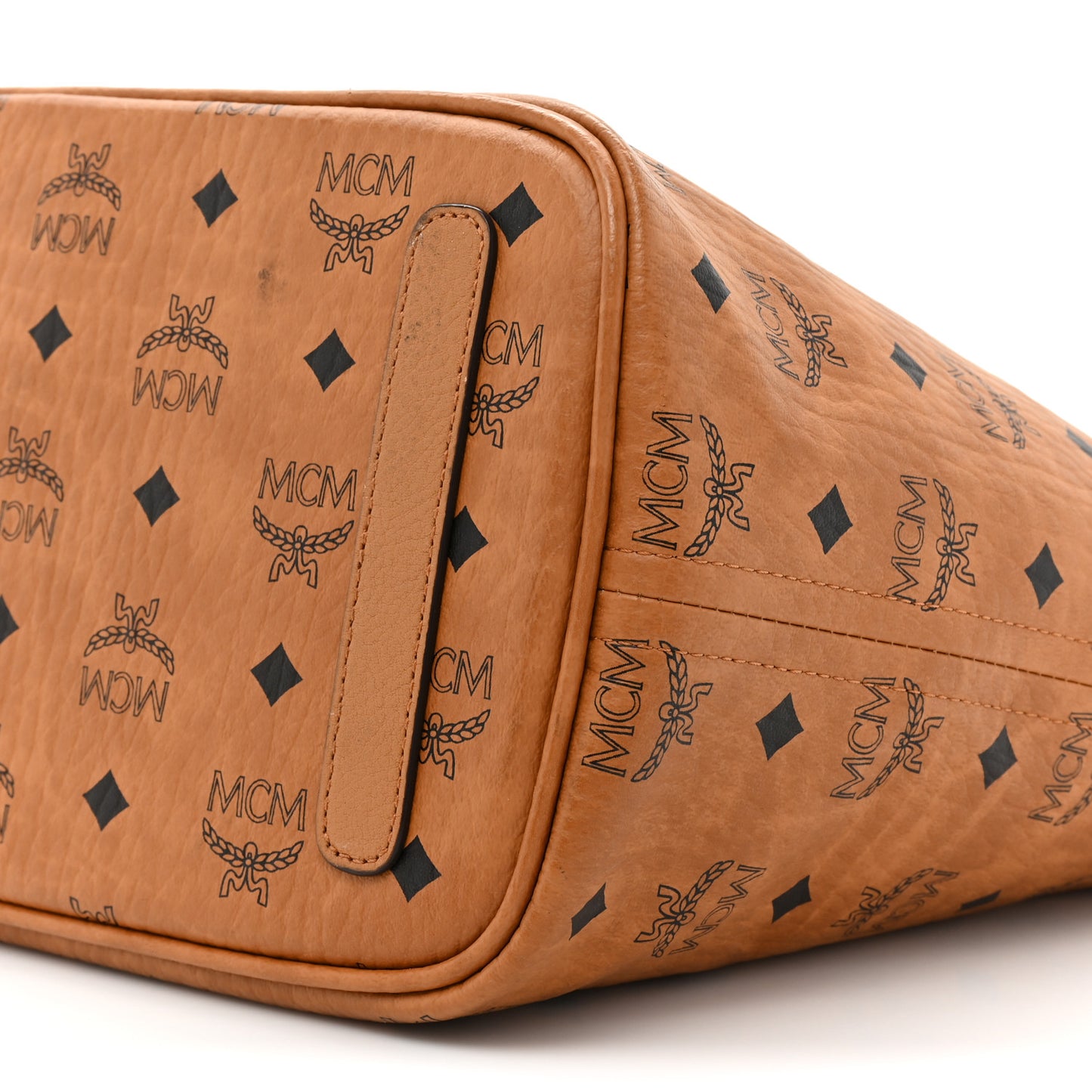 Visetos Medium Liz Reversible Shopper Tote Cognac