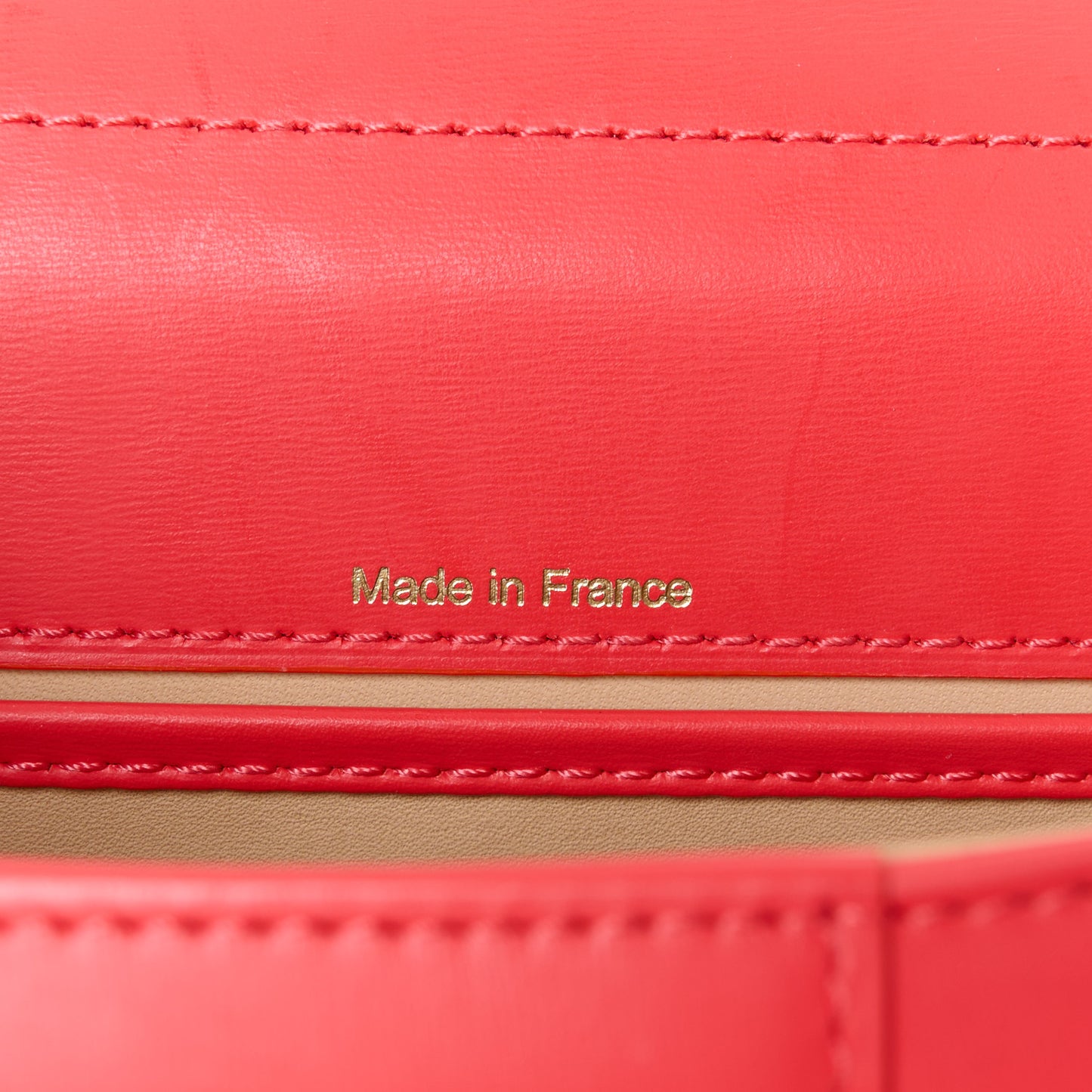 Box Calfskin Mini Brillant Satchel Coral