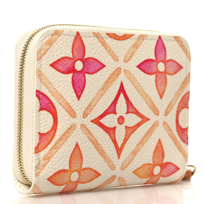 Louis Vuitton Monogram LV By The Pool Zippy Coin Purse Coral 3 of 6