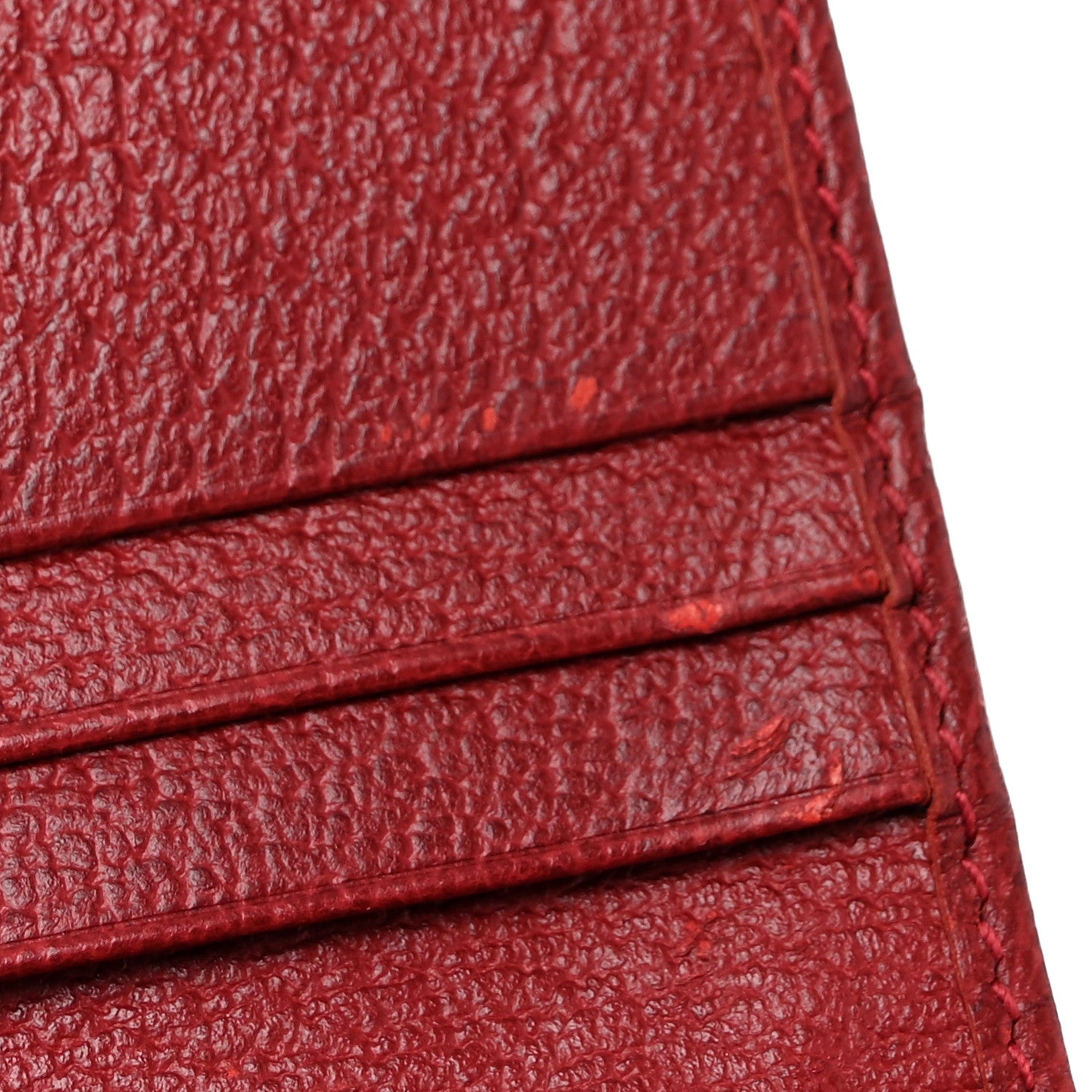 Gucci GG Supreme Monogram Flora Web Ophidia Card Case Red 8 of 9