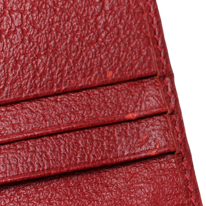 Gucci GG Supreme Monogram Flora Web Ophidia Card Case Red 8 of 9