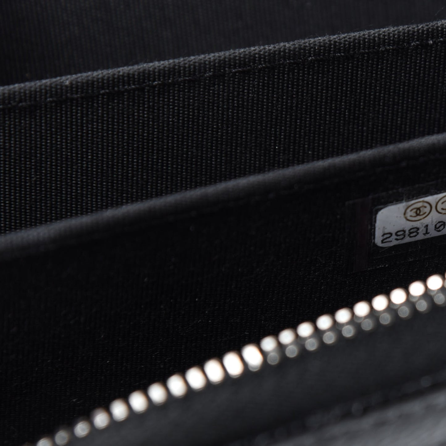Caviar Quilted Incognito Zip Coin Purse Black
