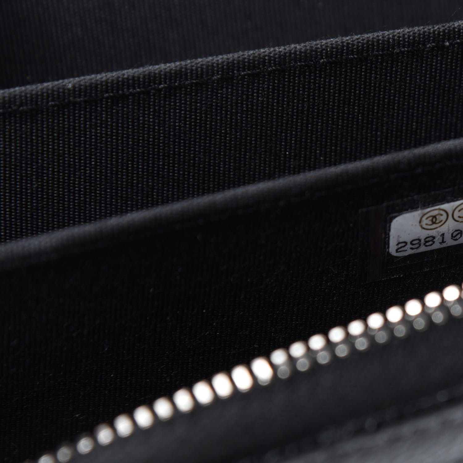 Chanel Caviar Quilted Incognito Zip Coin Purse Black 7 of 8