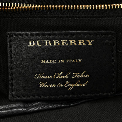 Burberry Grainy Calfskin House Check Small Canterbury Black 6 of 13