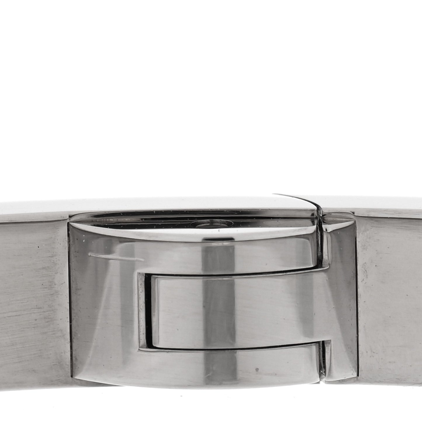 18K White Gold Medium LOVE Bracelet 19