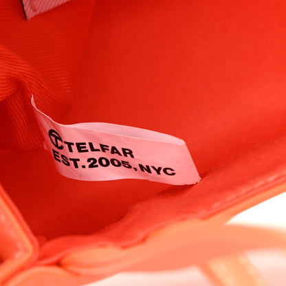 Telfar Vegan Leather Small Shopping Bag Orange 7 of 14