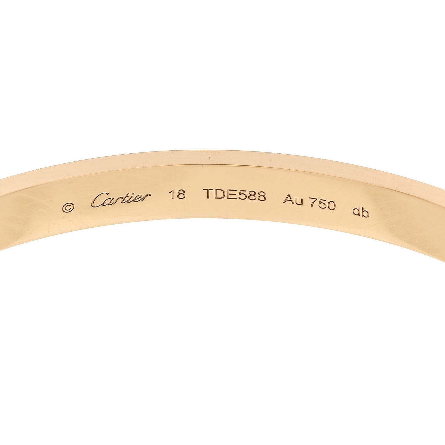 18K Yellow Gold LOVE Bracelet 18