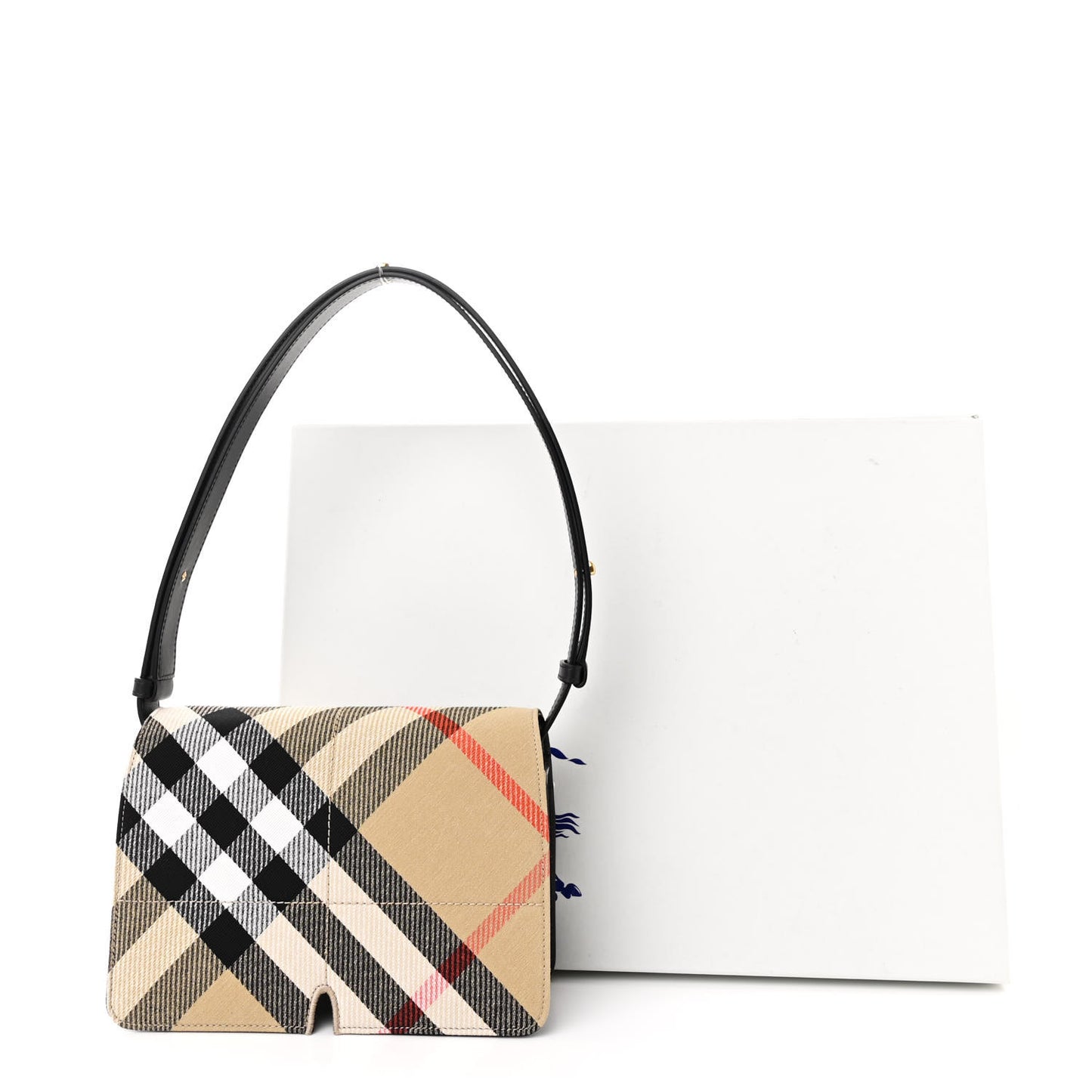 Jacquard Check Snip Bag Sand