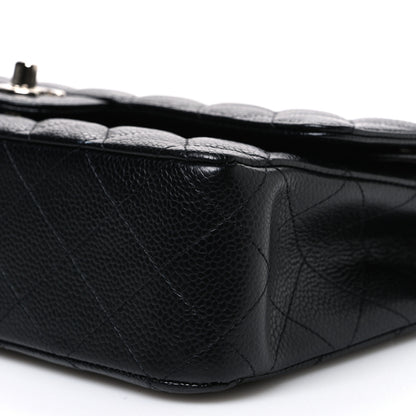 Chanel Caviar Quilted Medium Double Flap Black 10 of 11