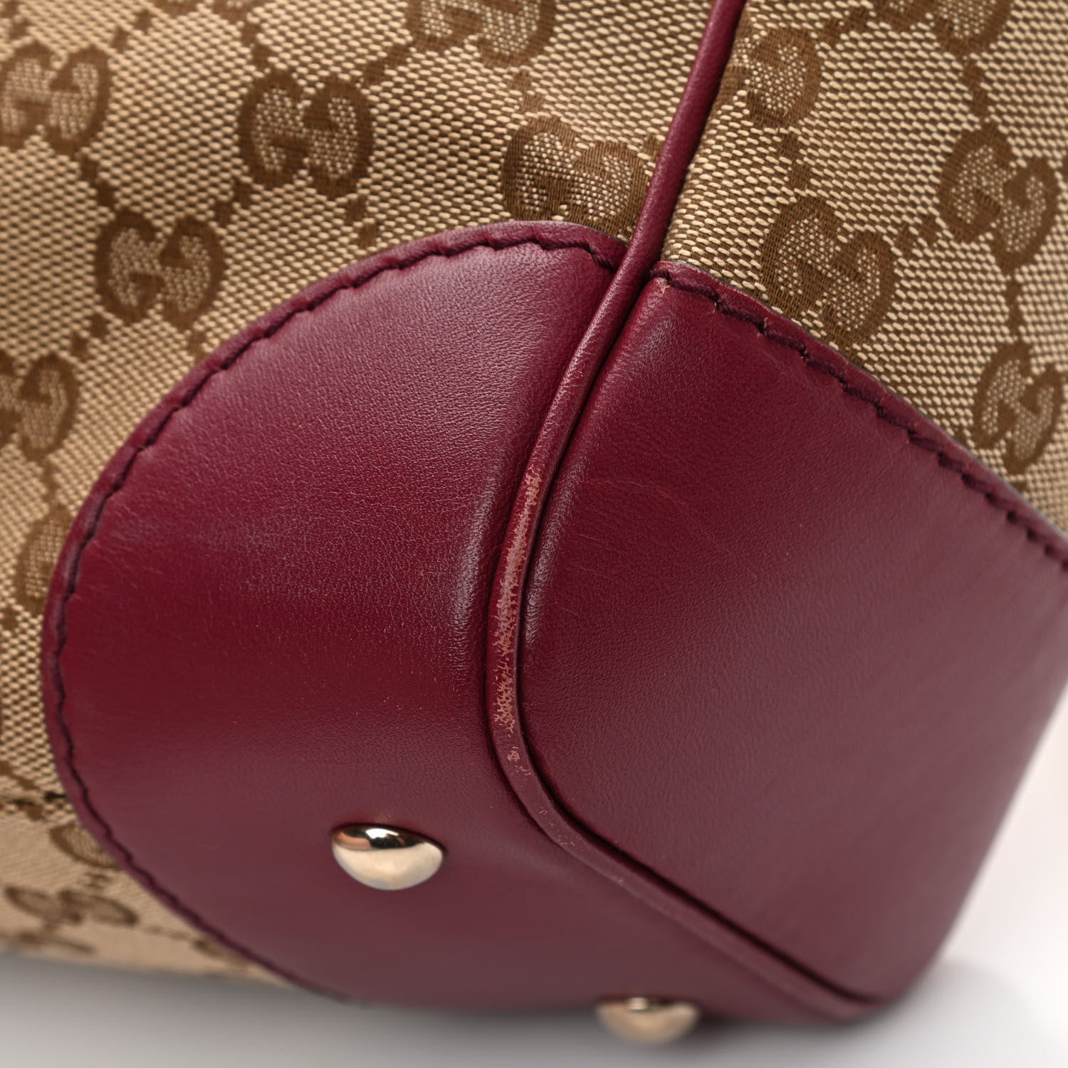 Gucci Monogram Web Medium Mayfair Tote Cherry 11 of 19