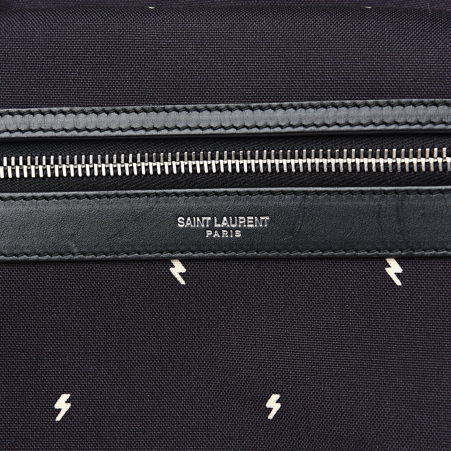 Canvas Lightning Bolt City Backpack Navy