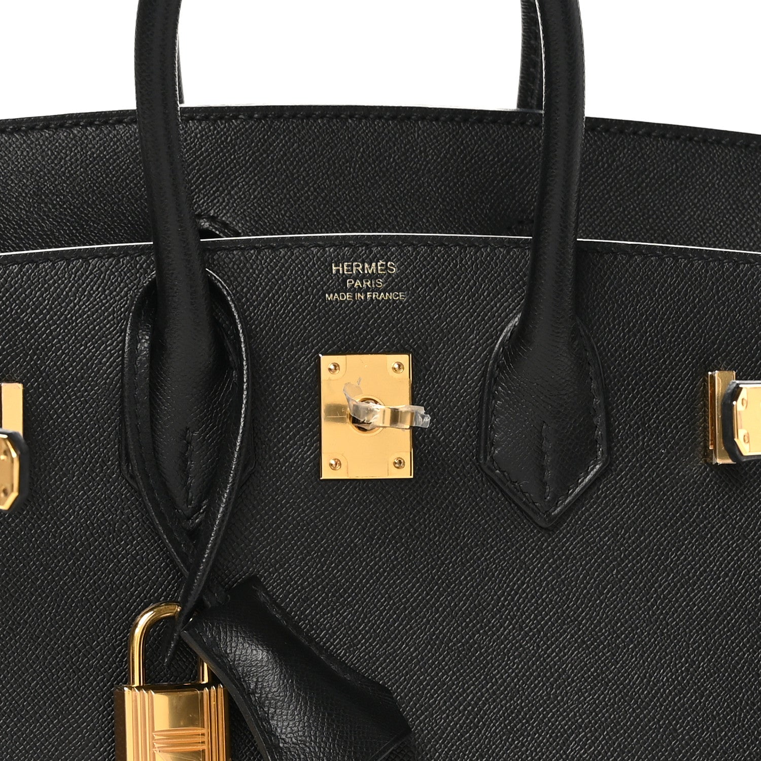 Hermes Madame Calfskin Birkin Sellier 25 Black 6 of 11