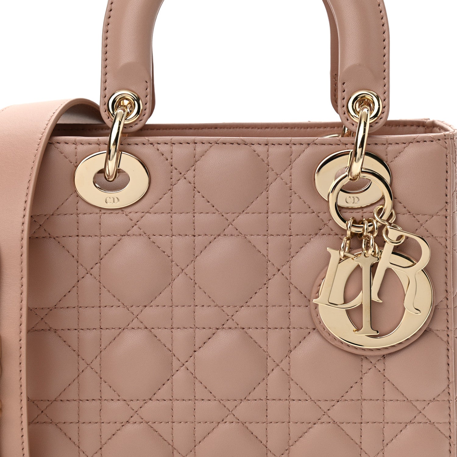 Christian Dior Lambskin Cannage Small My ABCDior Fard 8 of 11