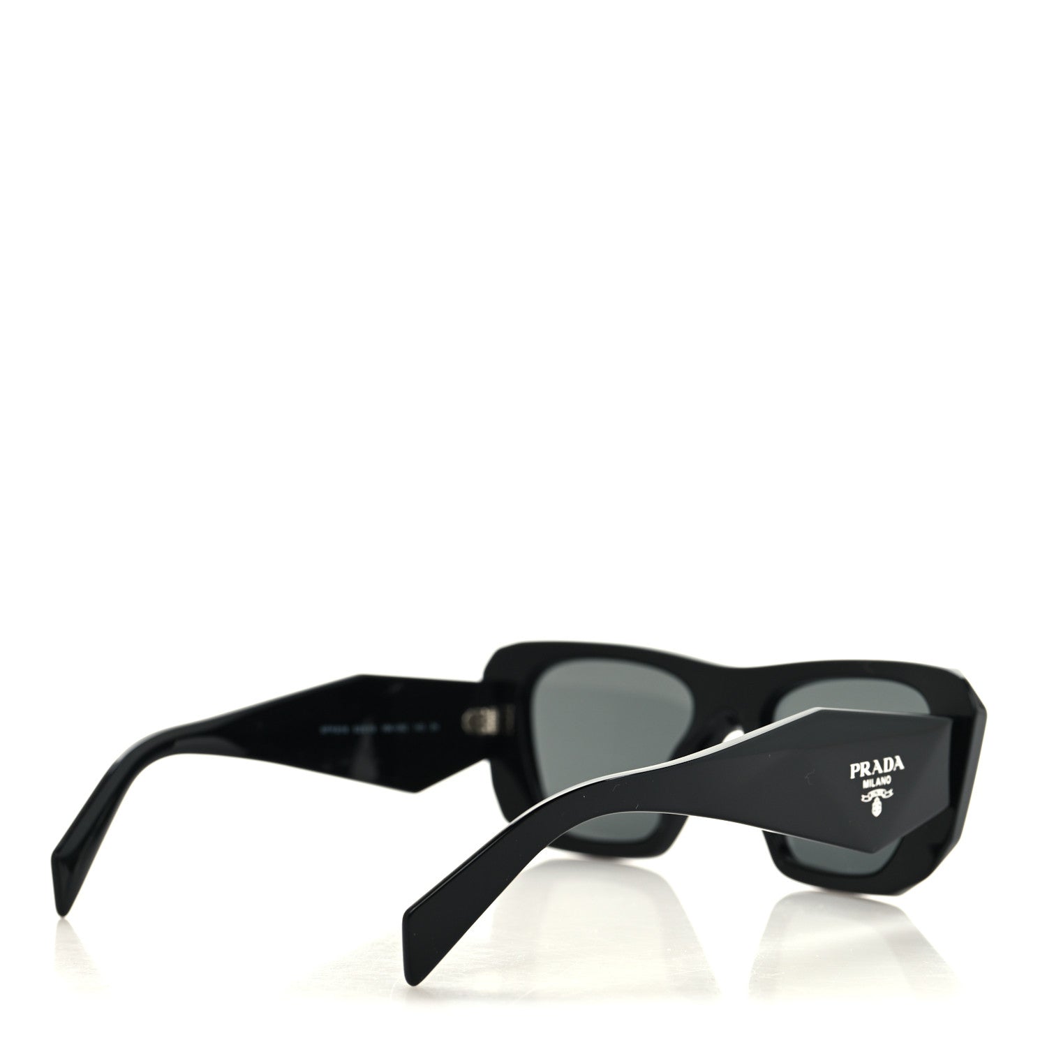 Prada Acetate Symbole Sunglasses SPR B18 Black 4 of 6