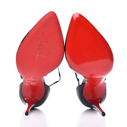 Christian Louboutin Nappa Crossbreche 100 Pumps 35.5 Black 5 of 15
