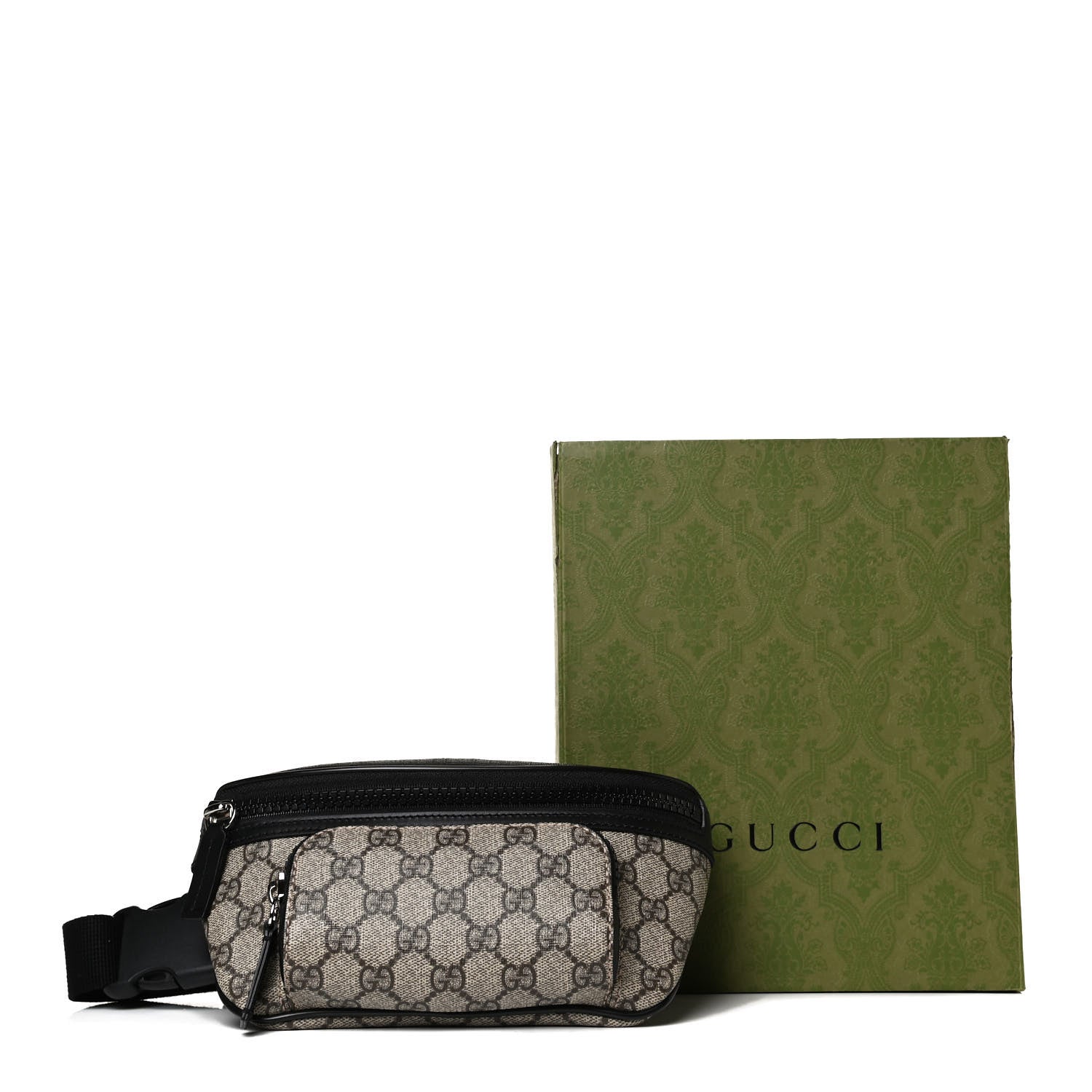 Gucci GG Supreme Monogram Belt Bag Black 13 of 13
