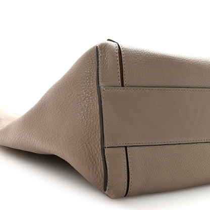 Chloe Smooth Calfskin Medium Milo Shopping Tote Motty Grey 8 of 9