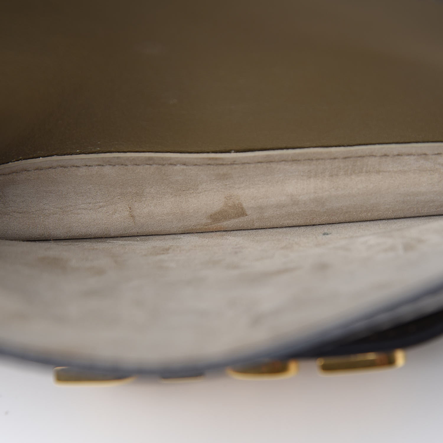 Christian Dior Metallic Smooth Calfskin Dio(r)evolution Flap Bag Gold 11 of 14