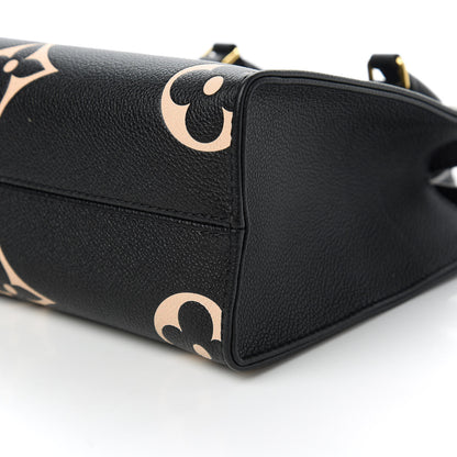 Louis Vuitton Empreinte Monogram Giant Onthego PM Black Beige 7 of 11