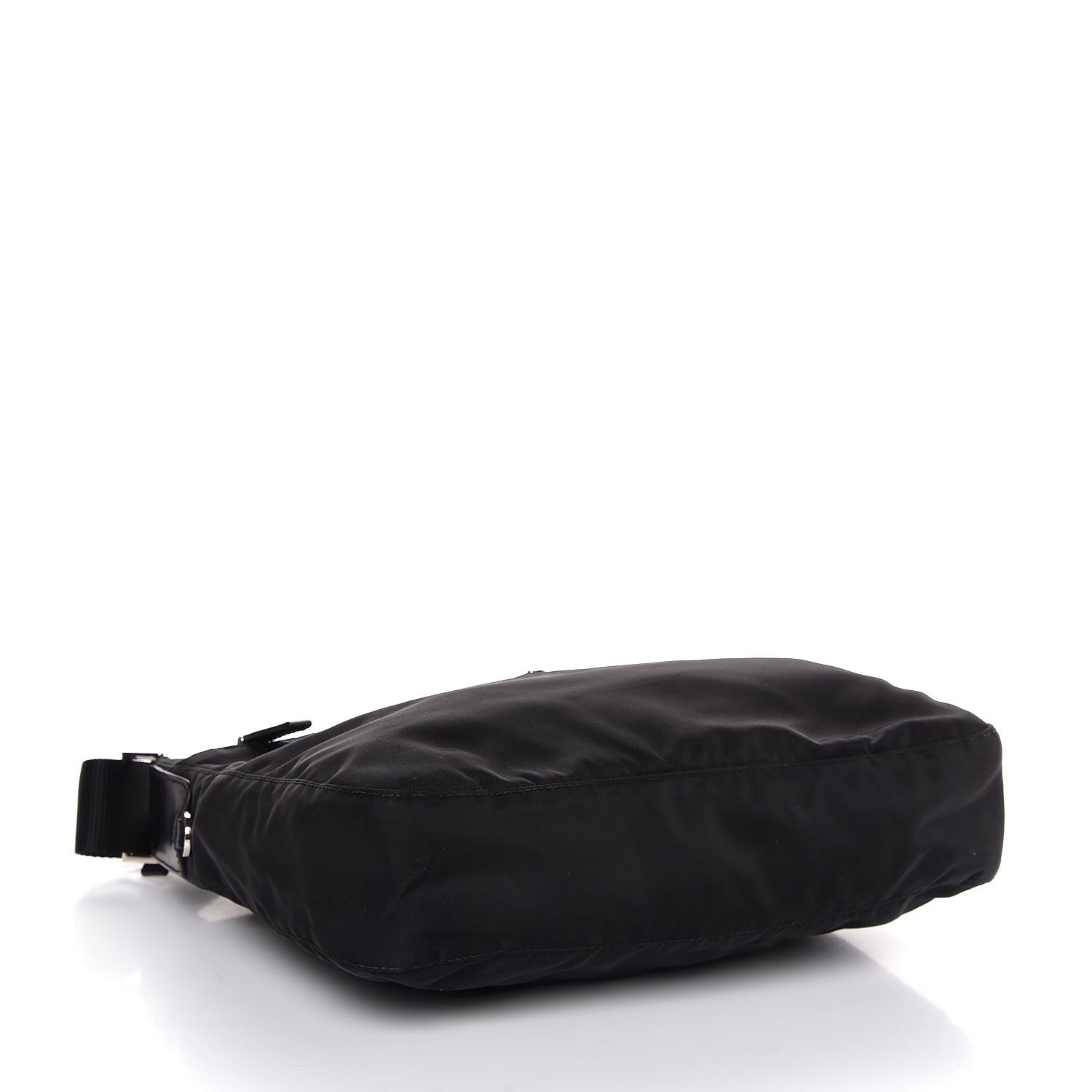 Prada Tessuto Nylon Flat Messenger Bag Black 4 of 8