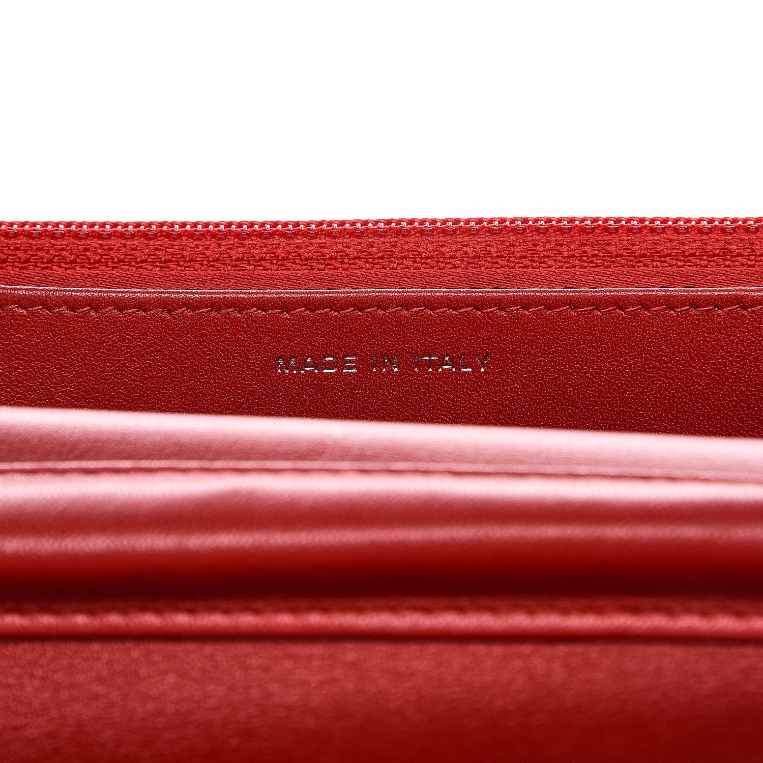 Chanel Patent Camellia Embossed Wallet On Chain WOC Dark Red 6 of 9