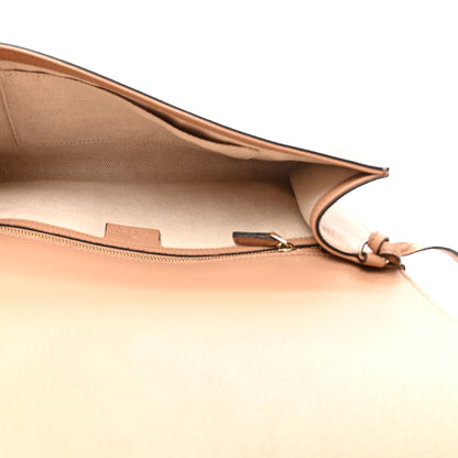Gucci Pebbled Calfskin Medium Soho Clutch Camelia 5 of 7