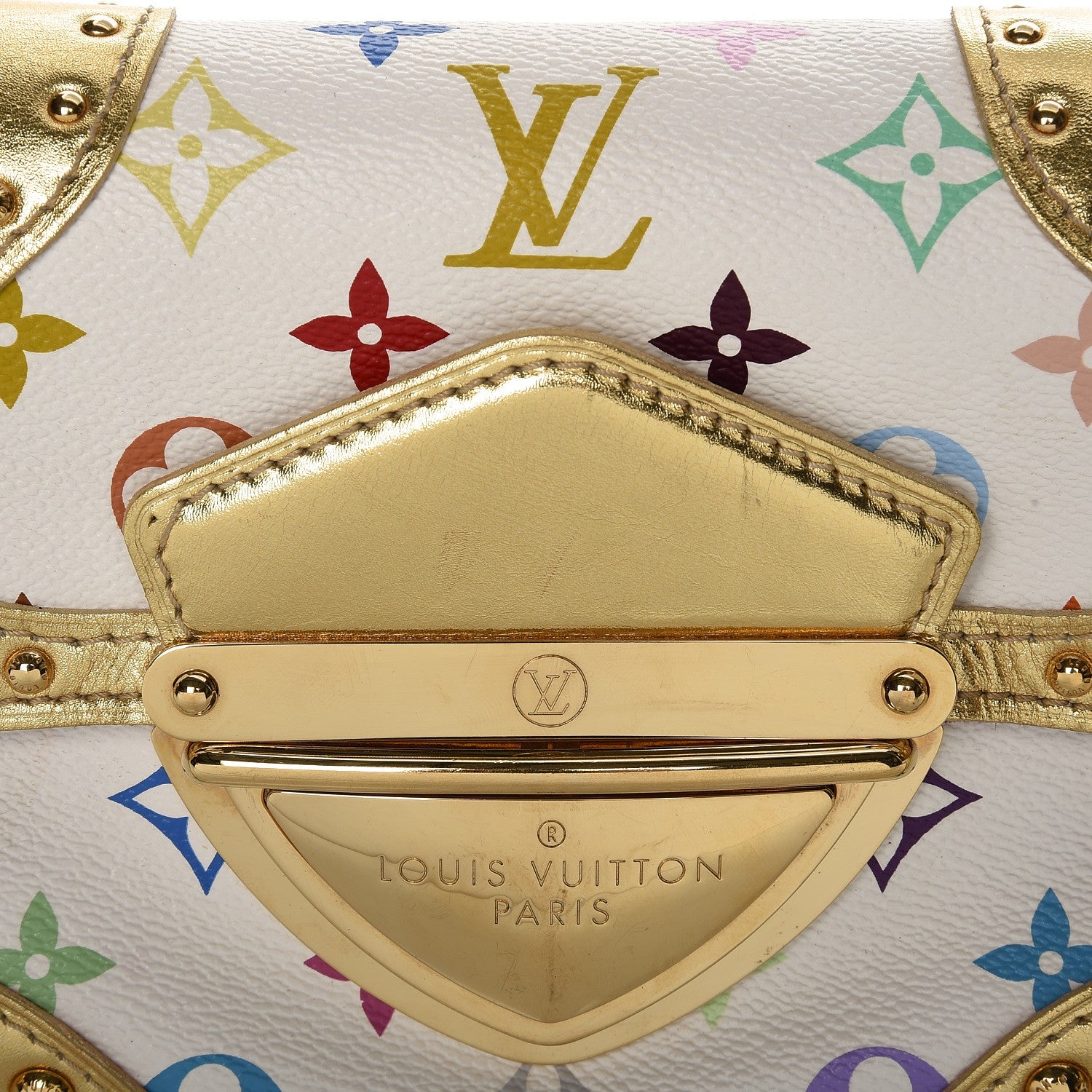 Louis Vuitton Monogram Multicolor Marilyn White Gold 12 of 12