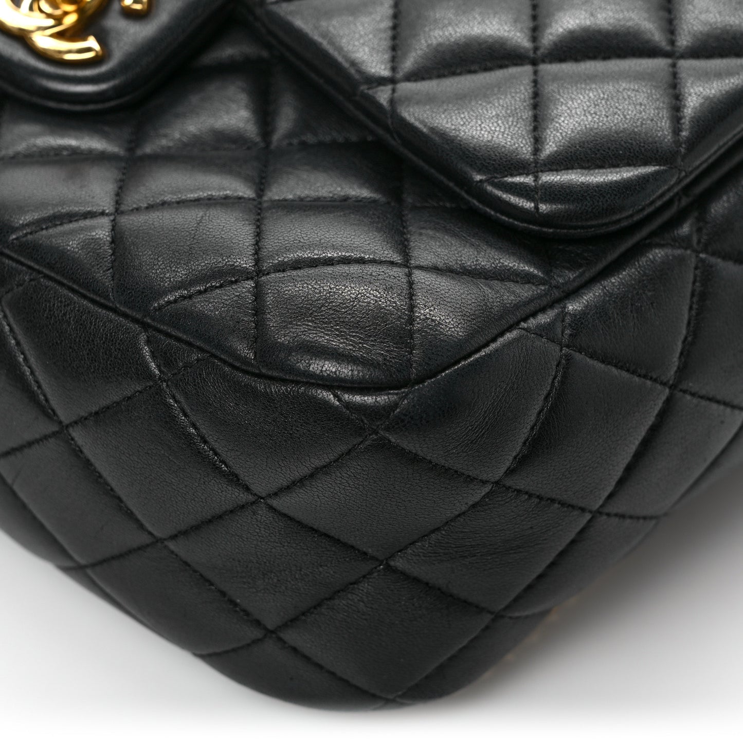Lambskin Quilted Large In Seoul Backpack Black