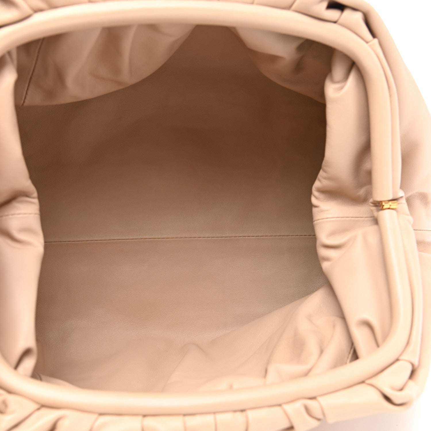 Bottega Veneta Smooth Butter Calf The Pouch Oversized Clutch Nude 6 of 8