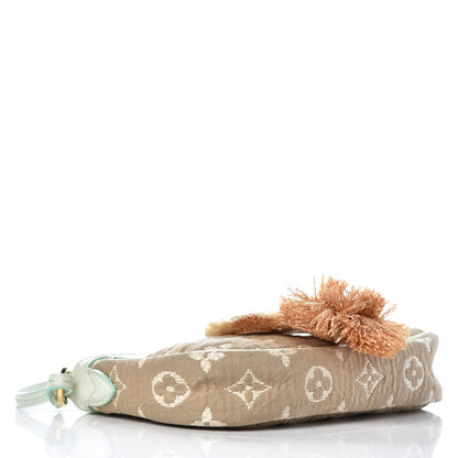Louis Vuitton Monogram Sabbia Pochette Accessories Vert 4 of 11