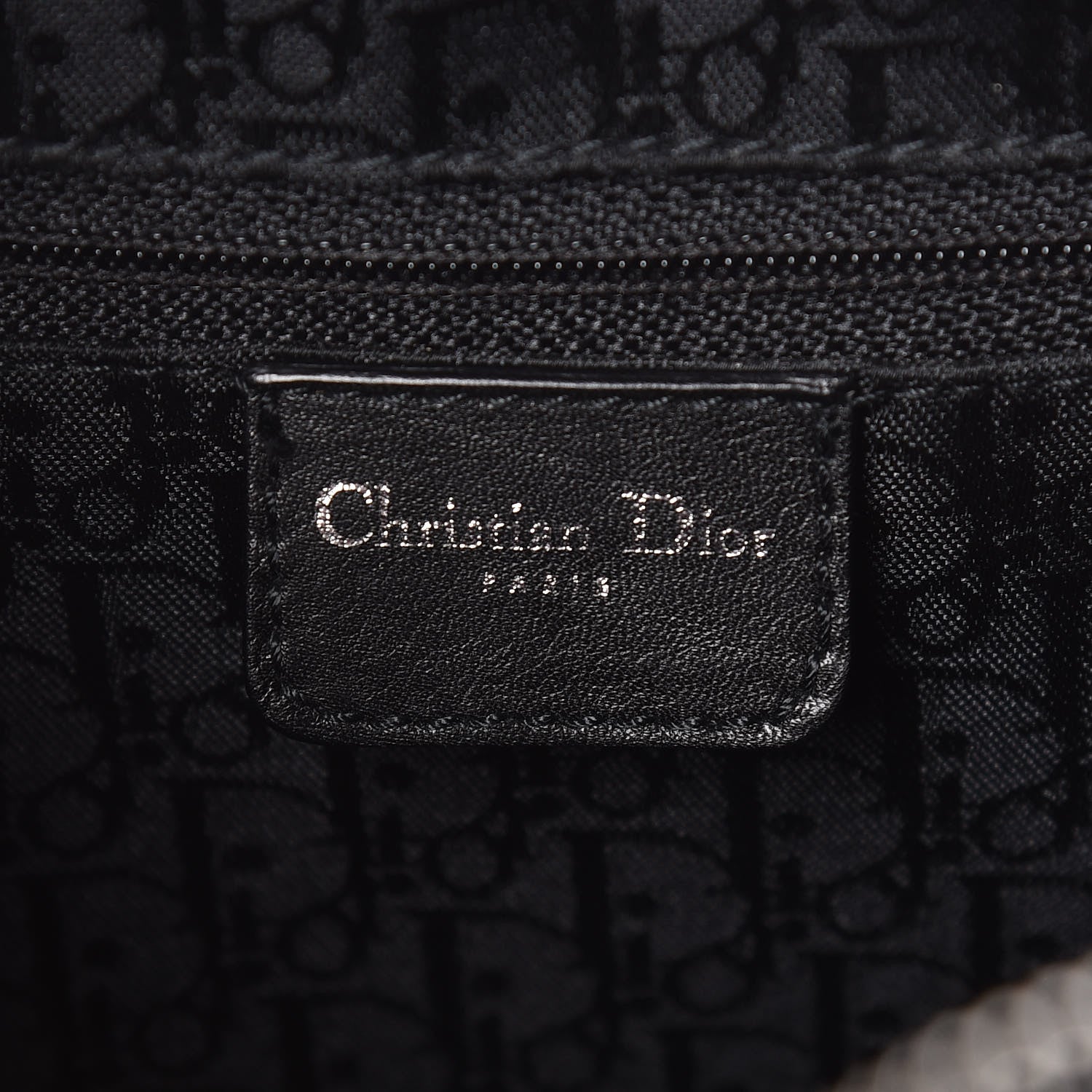 Christian Dior Silk Jersey Crystal Hardcore Bowler Bag Grey Black 7 of 13
