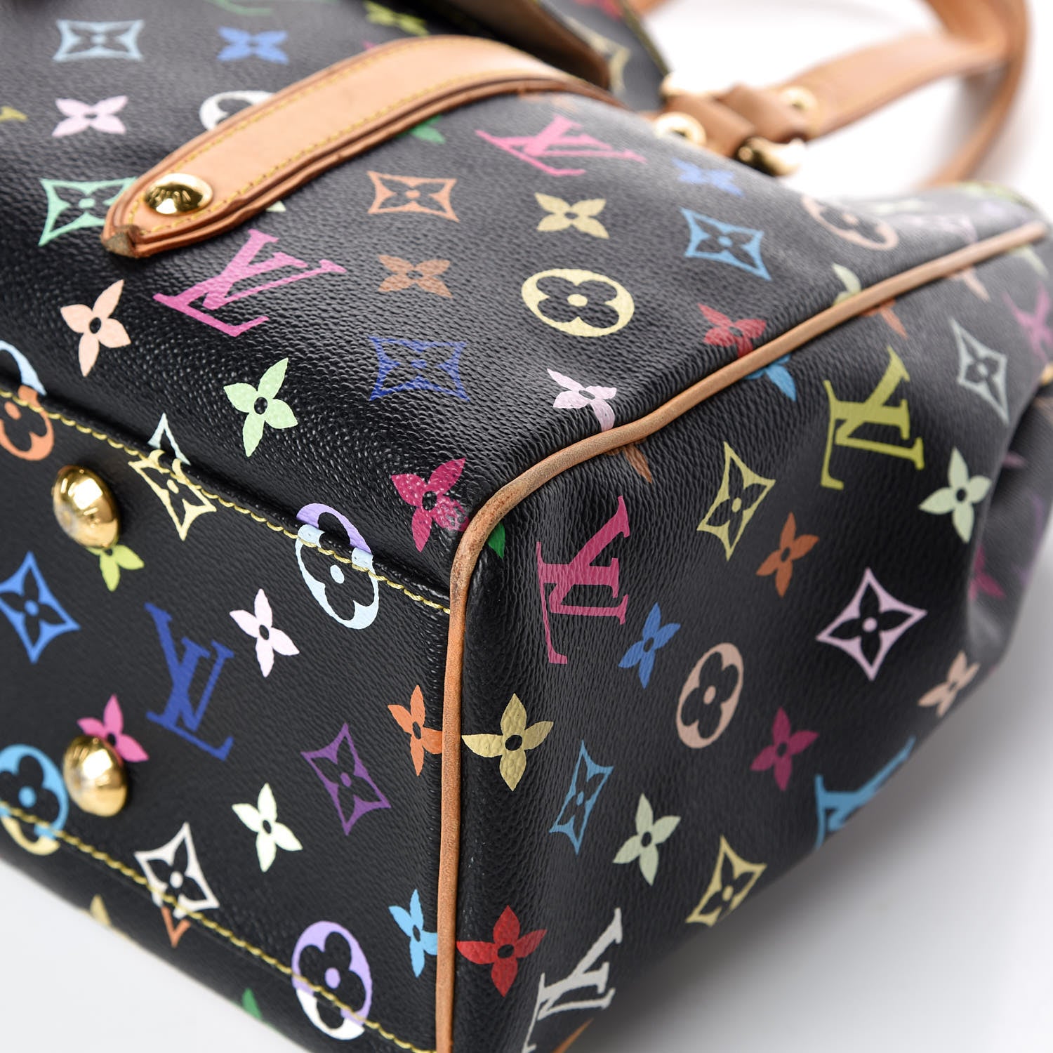 Louis Vuitton Monogram Multicolor Aurelia MM Black 11 of 17