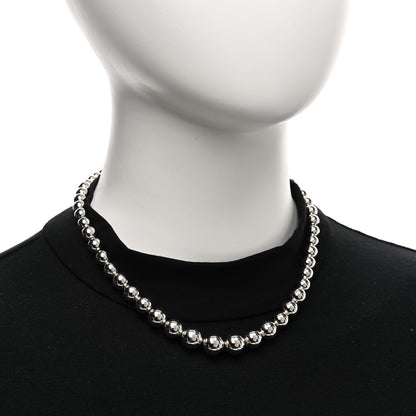 Tiffany Sterling Silver HardWear Graduated Ball Necklace 2 of 4
