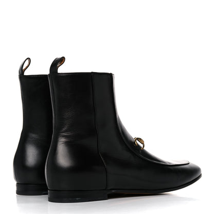Gucci Malaga Kid Womens Jordaan Ankle Boots 40 Black 4 of 12