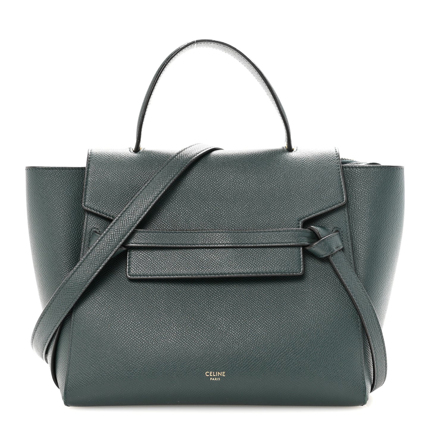 Grained Calfskin Micro Belt Bag Amazone