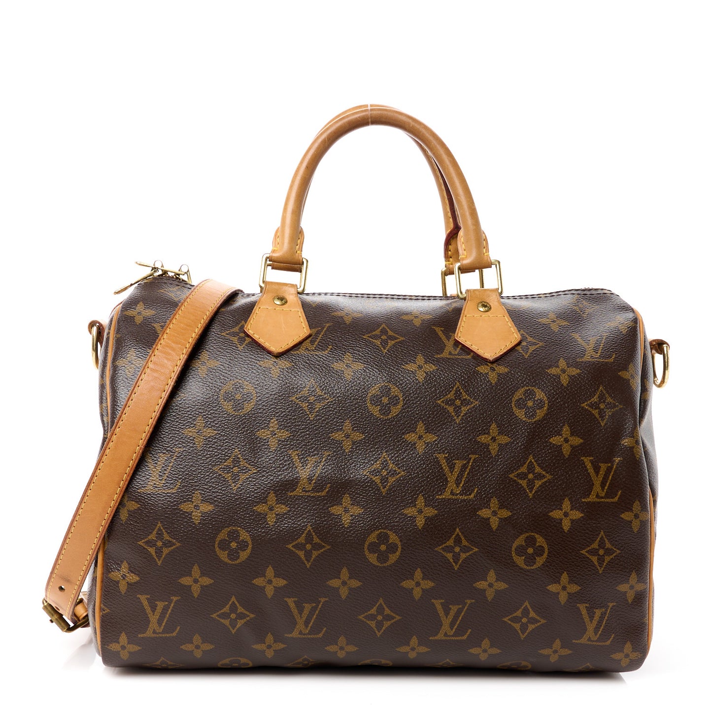 LOUIS VUITTON Monogram Speedy Bandouliere 30