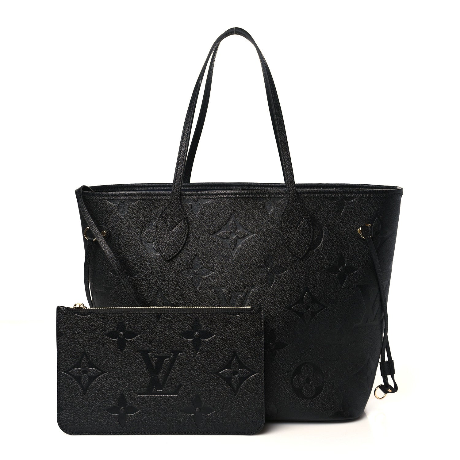 Louis Vuitton Empreinte Monogram Giant Neverfull MM Black 1 of 10