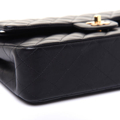 Chanel Lambskin Quilted Medium Double Flap Black 6 of 18