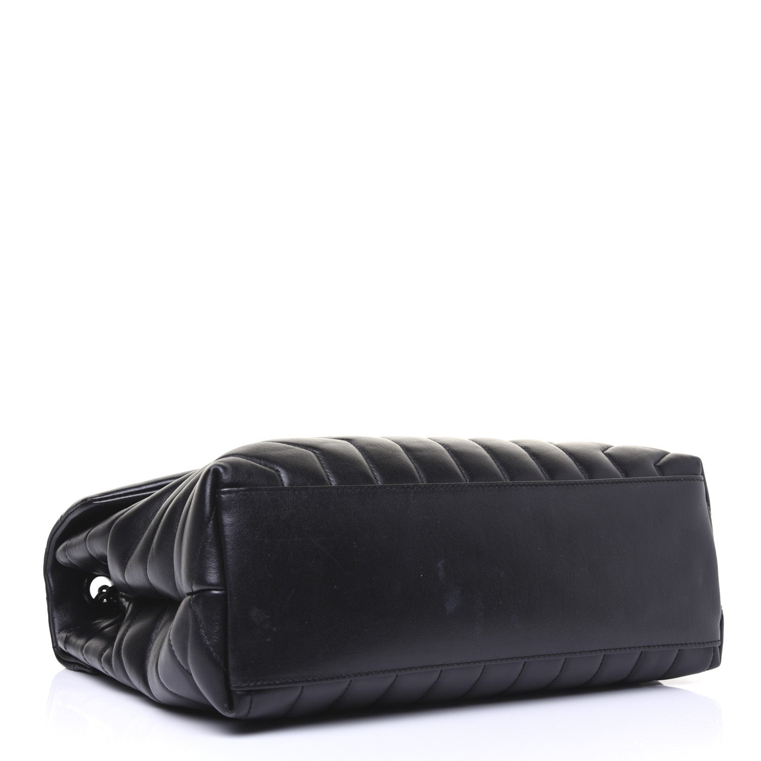 Saint Laurent Calfskin Y Quilted Monogram Medium Loulou Chain Satchel Black 4 of 21