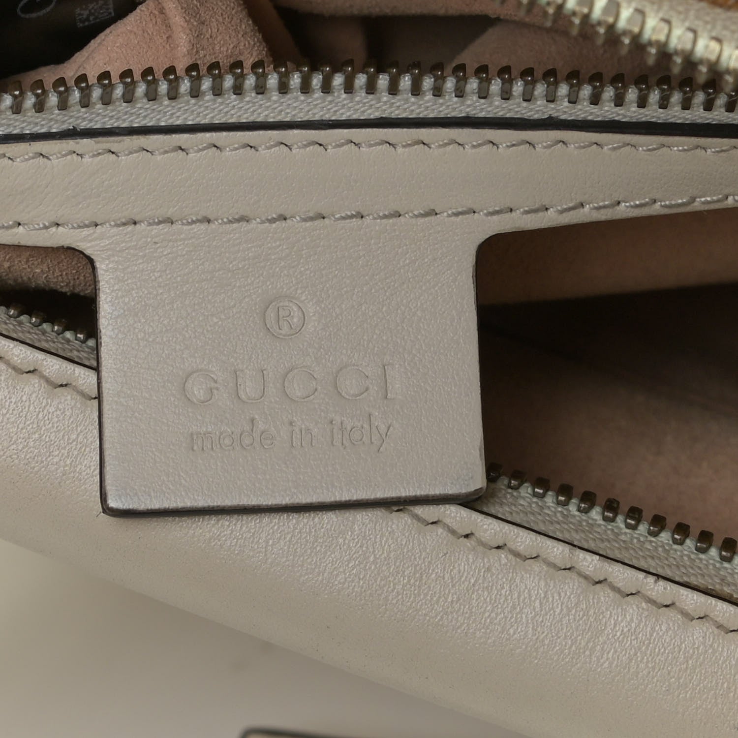 Gucci Calfskin Matelasse Sylvie Web Small GG Marmont Top Handle Shoulder Bag White 6 of 18