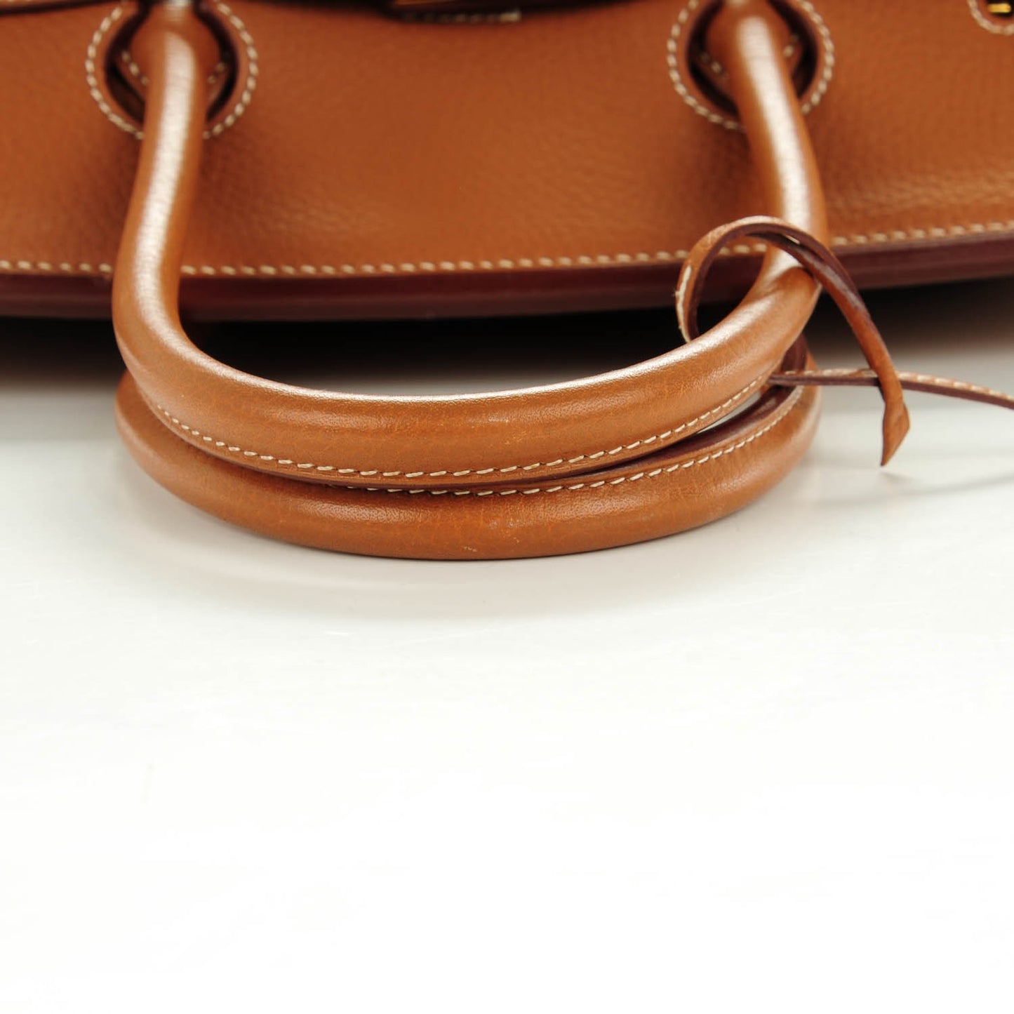 Taurillon Clemence Birkin 35 Gold