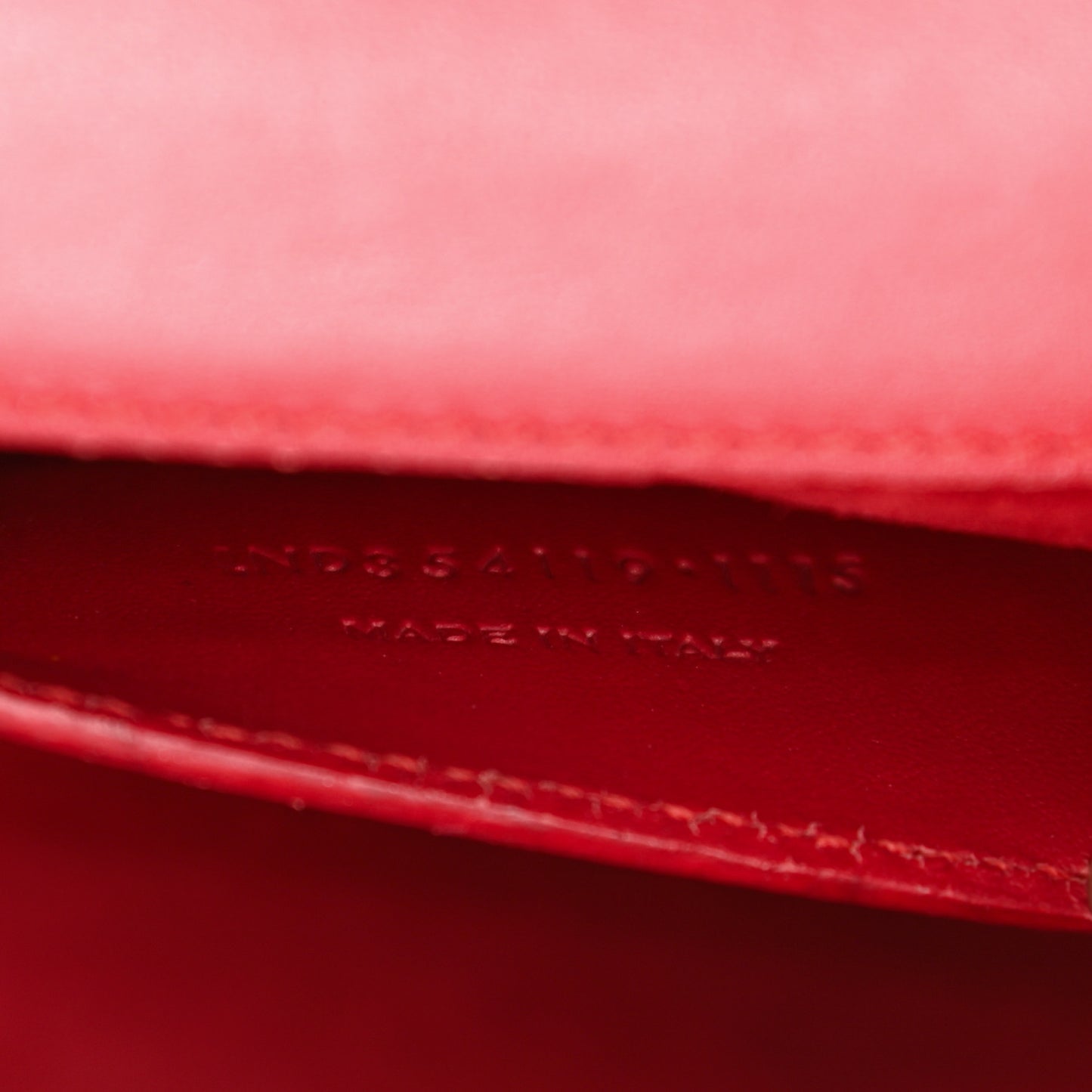 Smooth Calfskin Medium Classic Monogram Kate Tassel Satchel Lipstick Red