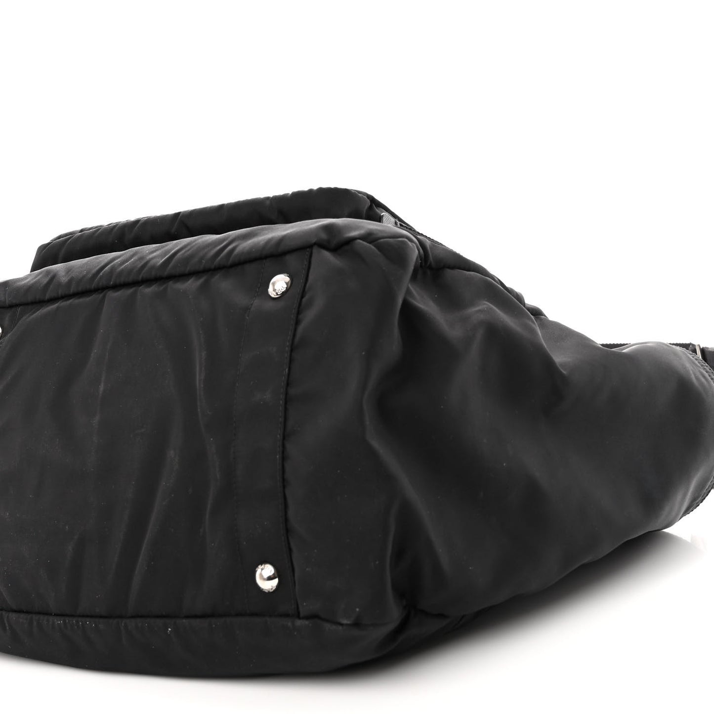 Tessuto Nylon Vela Diaper Bag Black